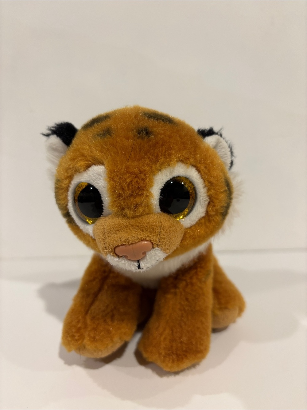 Ty Orange and White Tiger Cub Plush his name is Tiggs. Beanie baby